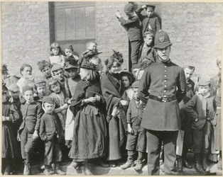 Beerdigung eines Londoner Polizisten, 1894